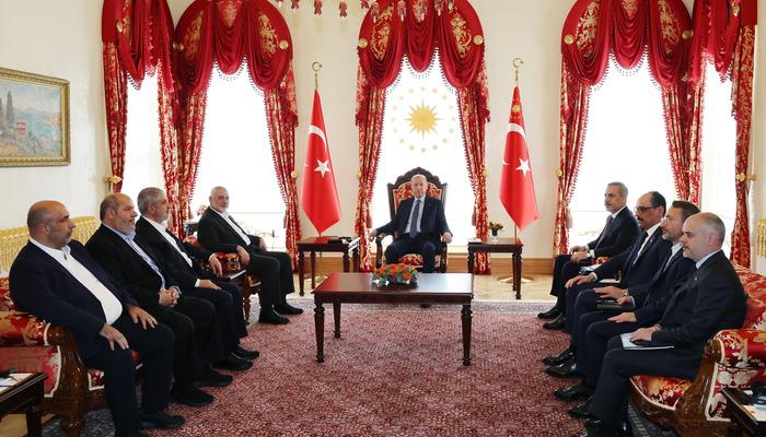 Cumhurbaşkanı Erdoğan, Hamas yetkilisi İsmail Haniye ve Mısır Dışişleri Bakanı Samih Şükri ile görüştü!