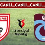 CANLI YAYIN: Samsunspor – Trabzonspor CANLI AÇIKLAMA – 2024/2025 sezonu 18. hafta Trendyol Süper Lig – Son dakika spor haberleri