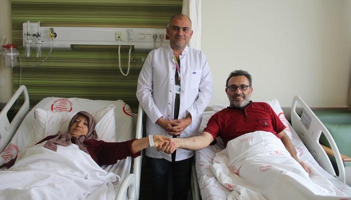 5 gün arayla kalp krizi geçirdiler! Anne ve oğlu aynı gün yapılan anjiyoyla sağlığına kavuştu
