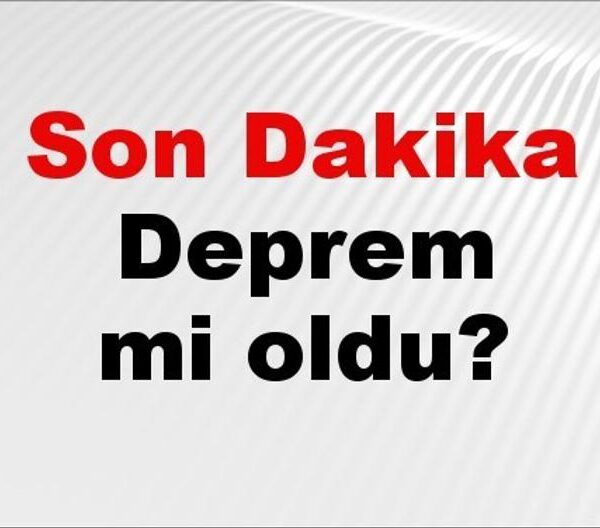 Van’da Deprem Mi Oldu? Son Gelişmeler ve Detaylar!